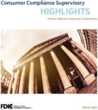 Spring 2021 FDIC Consumer Compliance Supervisory Highlights