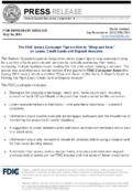 The FDIC Issues Consumer Tips on How to Shop and Save on Loans Credit Cards and Deposit Accounts