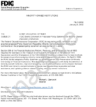 MinorityOwned Institutions FDIC Seeks Comment on Proposed Policy Statement on MinorityOwned Depository Institutions