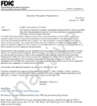 Securities Transaction Requirements Joint Agency Proposal to Establish Qualification Requirements for Banks and Bank Securities Representatives Involved in the Retail Solicitation Recommendation Purchase or Sale of Certain Securities