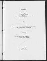 The Savings and Loan Industry and the Federal Savings and Loan Insurance Corporation FSLIC FDIC view