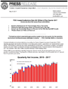 FDICInsured Institutions Earn 44 Billion in First Quarter 2017