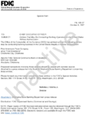 Special Alert Entities That May Conducting Banking Operations in the United States Without Authorization