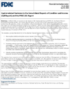 Capitalrelated Revisions to the Consolidated Reports of Condition and Income Call Report and the FFIEC 101 Report