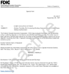 Special Alert Entities That May Conducting Banking Operations in the United States Without Authorization