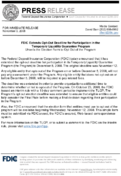 FDIC Extends OptOut Deadline for Participation in the Temporary Liquidity Guarantee Program