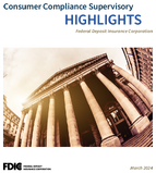 Spring 2024 FDIC Consumer Compliance Supervisory Highlights