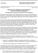 Joint ReleaseAgencies Provide Feedback on Resolution Plans of Three Foreign Banking Organizations