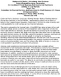 The Condition of Small Business and Commercial Real Estate Lending in Local Markets FDIC View
