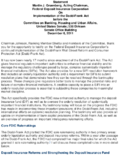 Implementation of the DoddFrank Wall Street Reform and Consumer Protection Act DoddFrank Act