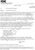 Special Alert Counterfeit Cashiers Checks