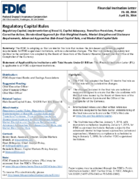 Regulatory Capital Rules