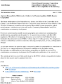 Joint ReleaseAgencies Release List of Distressed or Underserved Nonmetropolitan MiddleIncome Geographies