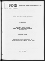 Savings Banks in a Hostile Environment An FDIC Assessment
