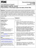 Proposed Rule on RiskBased Capital Standards Market Risk