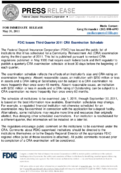 FDIC Issues Third Quarter 2011 CRA Examination Schedule