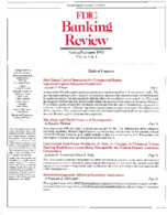 FDIC Banking Review Vol 6 No 1