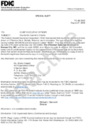Special Alert Counterfeit Cashiers Checks