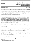 Joint ReleaseAgencies Issue Proposed Rule on Use of Medical Information for Credit Eligibility