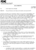 Bank Reports Proposed Revisions to the Reports of Condition and Income for 2001
