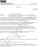 Special Alert Entities That May Be Conducing Banking Operations in Canada or the United States Without Authorization