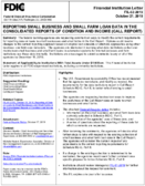 Reporting Small Business and Small Farm Loan Data in the Consolidated Reports of Condition and Income Call Report