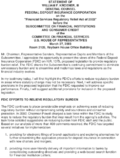 FDIC view on House of Representatives Bill HR 1375 Financial Services Regulatory Relief Act of 2003