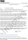 Management Official Interlocks Proposed Amendments to Management Official Interlocks Rule
