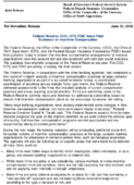 Joint ReleaseFederal Reserve OCC OTS FDIC Issue Final Guidance on Incentive Compensation