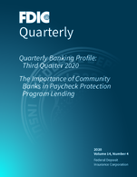 FDIC Quarterly vol 14 no 4  3rd Quarter 2020