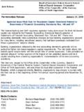 Agencies Issue Final Rule for Regulatory Capital Standards Related to Statements of Financial Accounting Standards Nos 166 and 167