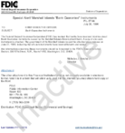 Special Alert Marshall Islands Bank Guarantee Instruments
