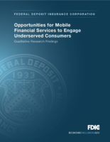 Opportunities For Mobile Financial Services To Engage Underserved Consumers Qualitative Research Findings