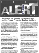 FDIC Fraud Alert Volume 1 Number 3 Winter 1992