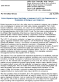 Federal Agencies Issue Final Rules to Implement SAFE Act Requirements for Registration of Mortgage Loan Originators