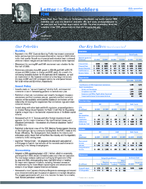 Fourth Quarter 2004 Edition of the FDICs Letter to Stakeholders