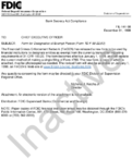 Bank Secrecy Act Compliance Form for Designation of Exempt Person Form TD F 902253