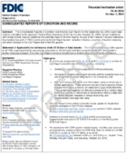 Consolidated Reports of Condition and Income