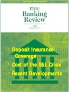 FDIC Banking Review Vol 13 No 2