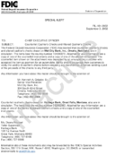 Special Alert Counterfeit Cashiers Checks and Altered Cashiers Checks