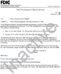 FFIEC Risk Management Planning Seminars FFIEC Risk Management Planning Seminars for 1998