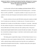 Expanded Exam Cycle for Certain Small Insured Depository Institutions and US Branches and Agencies of Foreign Banks Interim Final Rule