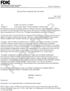 Security Risks Associated With the Internet FDIC Issues Paper on Risks Associated With Internet Use