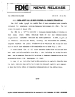 List of Banks Examined for Community Reinvestment Aug 1994