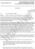 Bank Reports Reports of Condition and Income Call Report for Third Quarter 1998