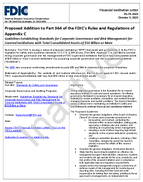 Proposed Addition to Part 364 of the FDICs Rules and Regulations of Appendix C