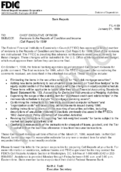 Revisions to the Reports of Condition and Income Call Report for 1999