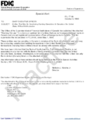 Entities That May Be Conducting Banking Operations In Canada or the United States Without Authorization
