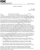 Capital Standards Final Capital Rule for Nonfinancial Equity Investments