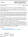 Joint ReleaseFederal Banking Agencies Seek Comment on Interagency Effort to Reduce Regulatory Burden